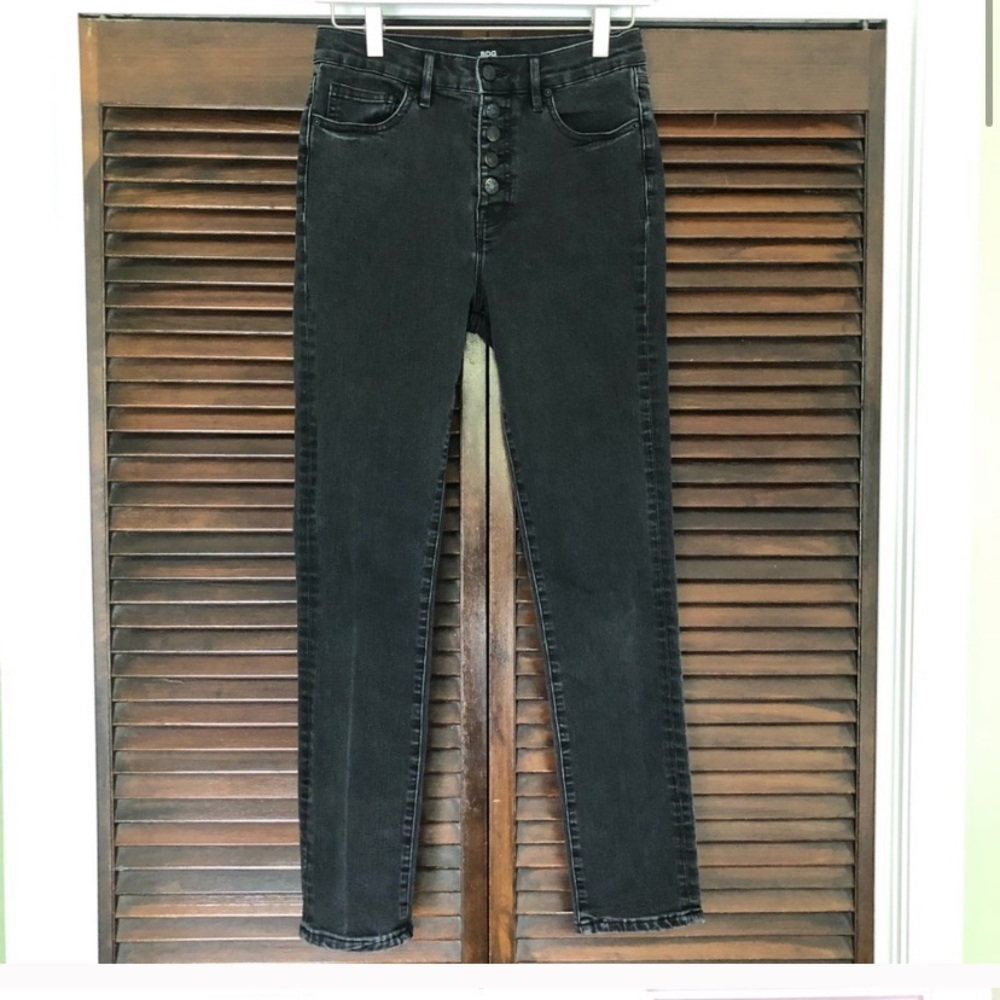 BDG High Waisted Black Denim Jeans Size 28